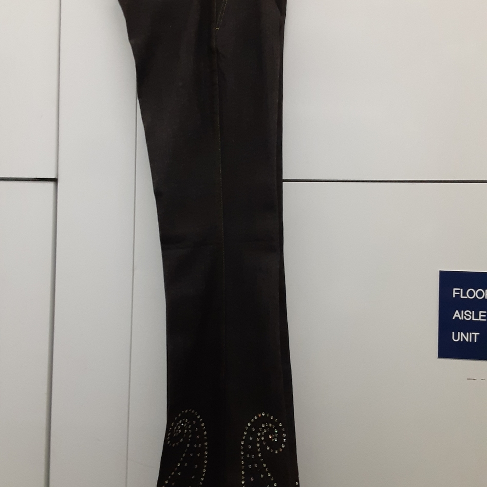 Bellbottom Jean's with rhinestones